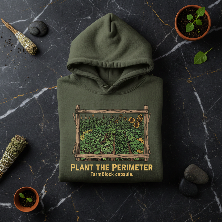 Plant the Perimeter Tee — FarmBlock premium cotton tee