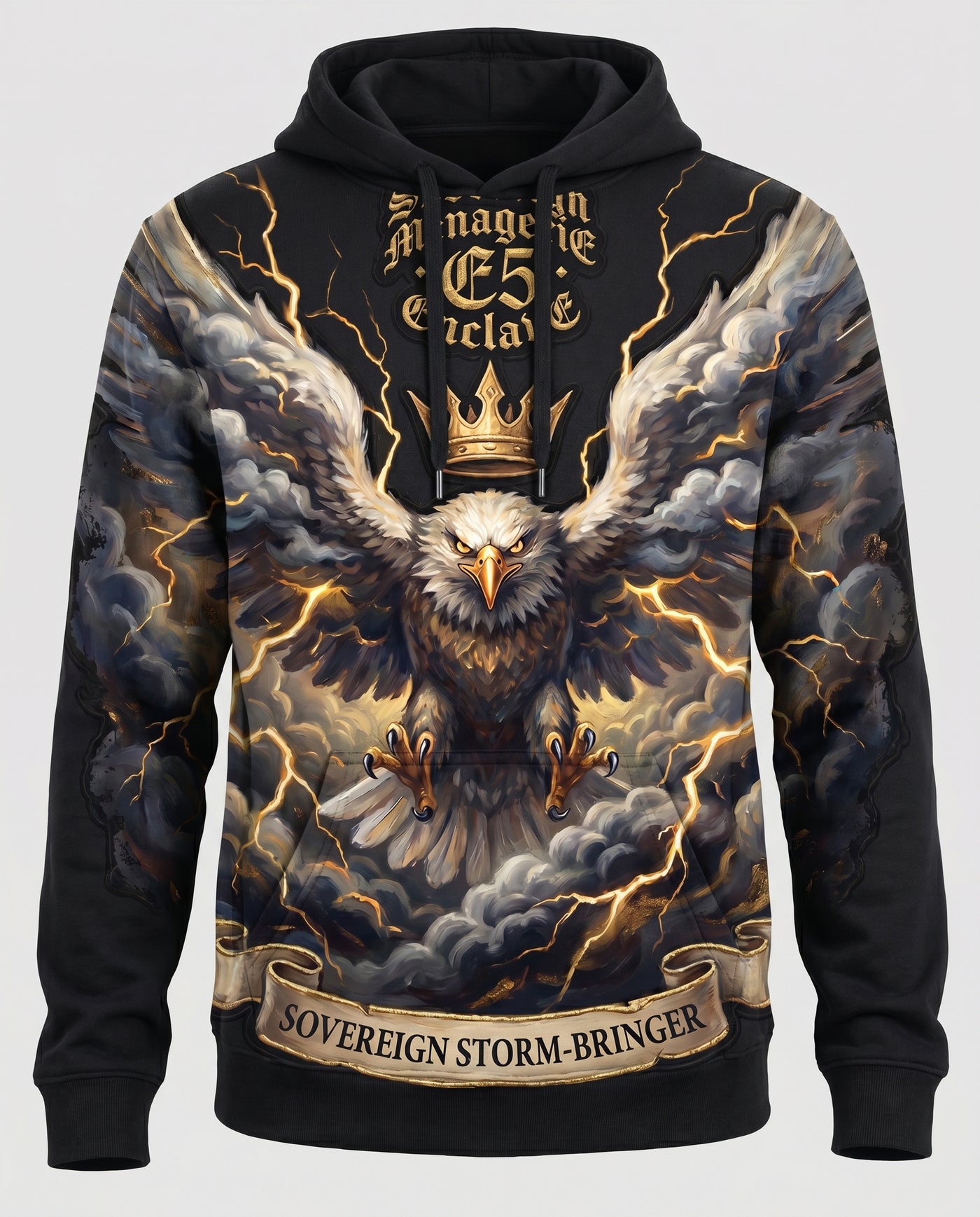 The Sovereign Menagerie Storm Eagle Hoodie