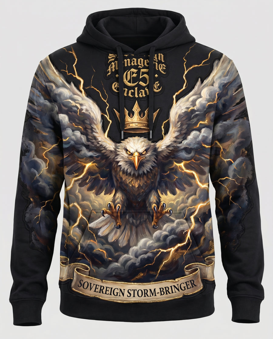 The Sovereign Menagerie Storm Eagle Hoodie